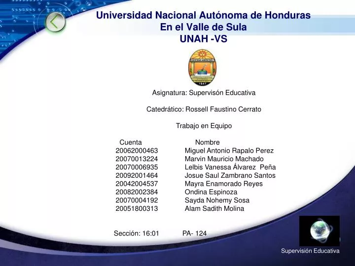 universidad nacional aut noma de honduras en el valle de sula unah vs