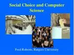 Social Choice and Computer Science - slide 1