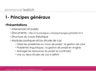 1 principes g n raux