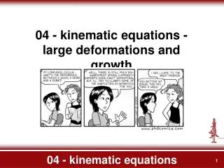04 - kinematic equations