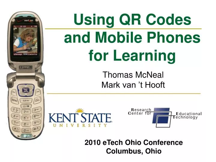 using qr codes and mobile phones for learning