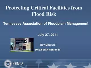 Protecting Critical Facilities from Flood Risk