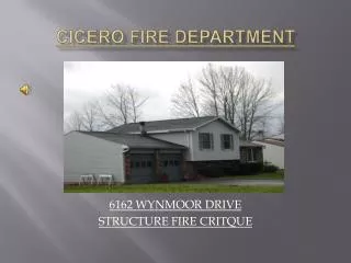 CICERO FIRE DEPARTMENT