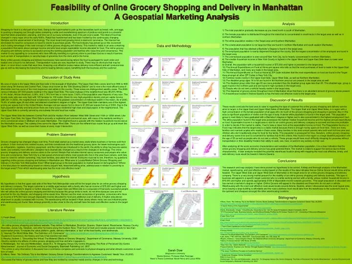 feasibility of online grocery shopping and delivery in manhattan a geospatial marketing analysis