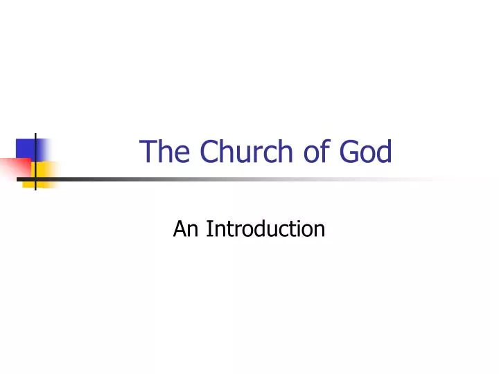 the church of god
