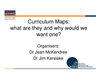 Curriculum Maps: what are they and why would we want one?