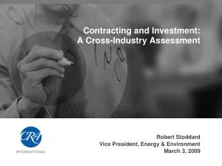 Contracting and Investment: A Cross-Industry Assessment