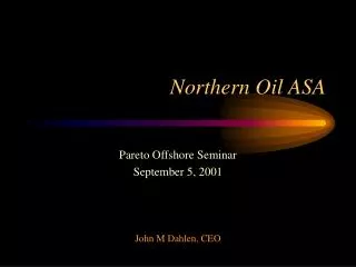 Northern Oil ASA