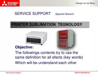 Printer sublimation tegnology