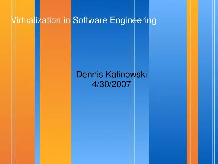 virtualization in software engineering