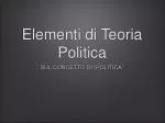 Elementi di Teoria Politica - slide 1