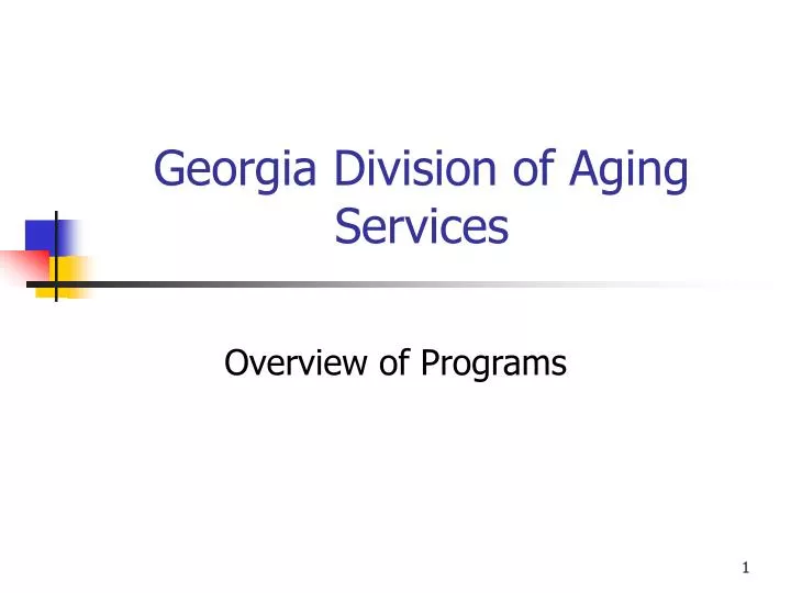 georgia division of aging services