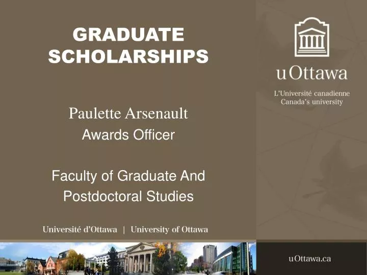 graduate scholarships