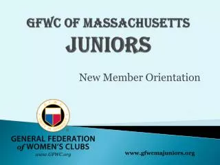 GFWC of Massachusetts JUNIORS