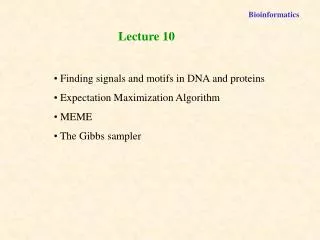 lecture 10