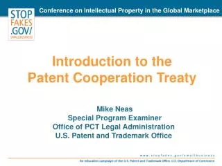 Introduction to the Patent Cooperation Treaty