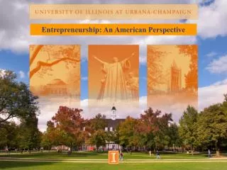 Entrepreneurship: An American Perspective