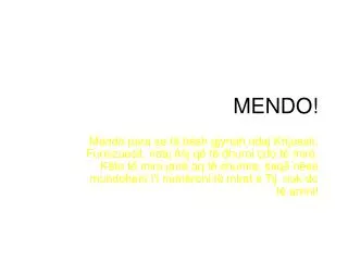 mendo