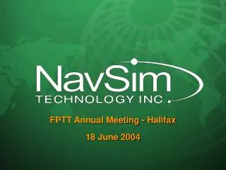 FPTT Annual Meeting - Halifax 18 June 2004