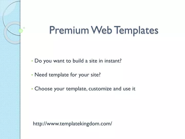 premium web templates