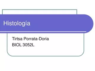 histolog a