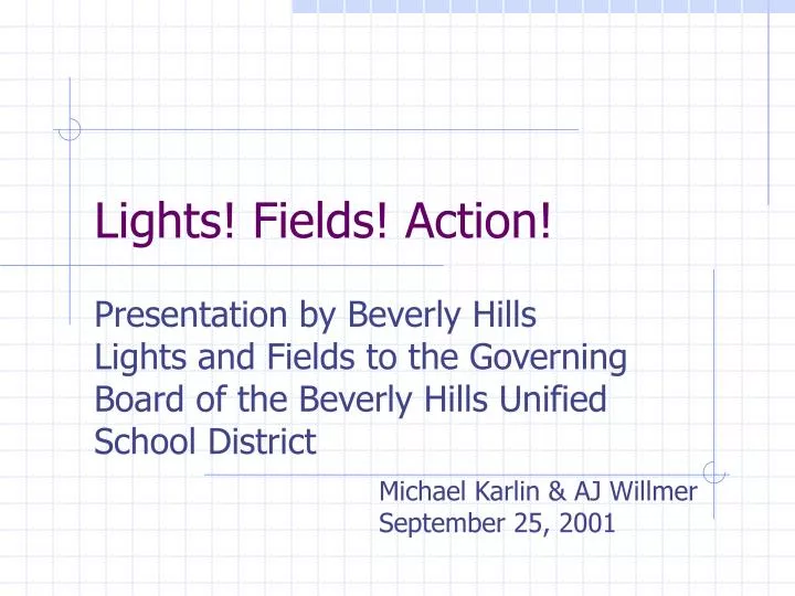 lights fields action