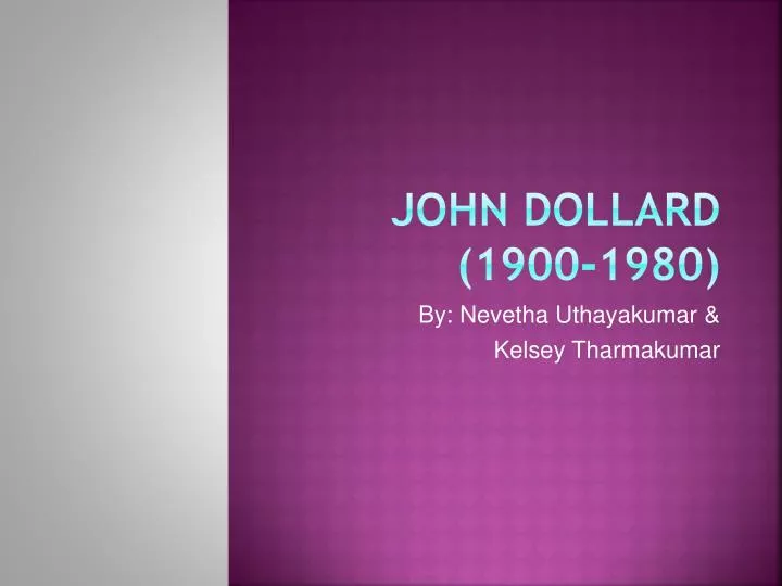 john dollard 1900 1980