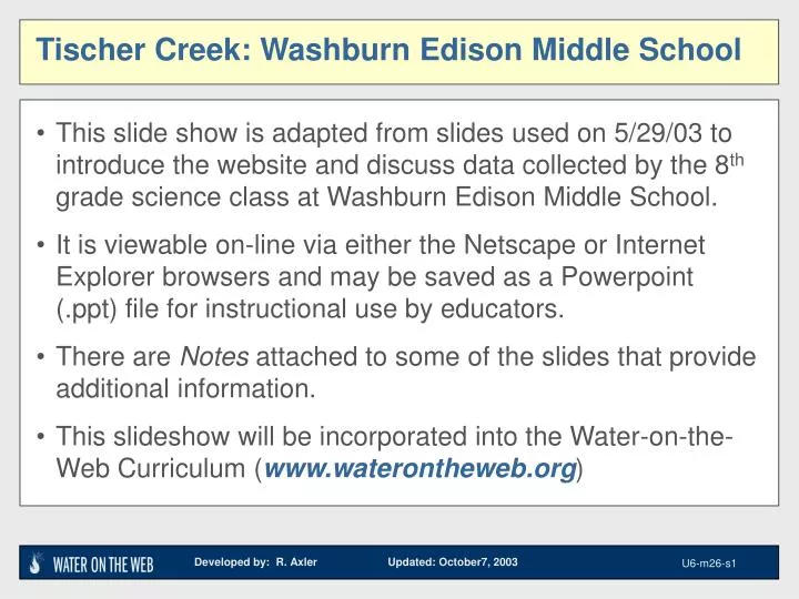 tischer creek washburn edison middle school