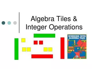 Algebra Tiles &amp; Integer Operations
