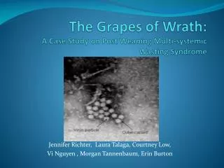 The Grapes of Wrath: A Case Study on Post Weaning Multi-systemic Wasting Syndrome