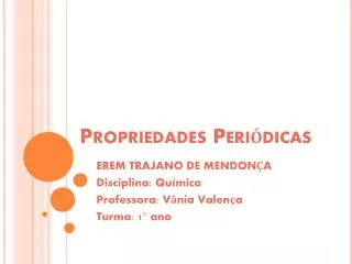 propriedades peri dicas