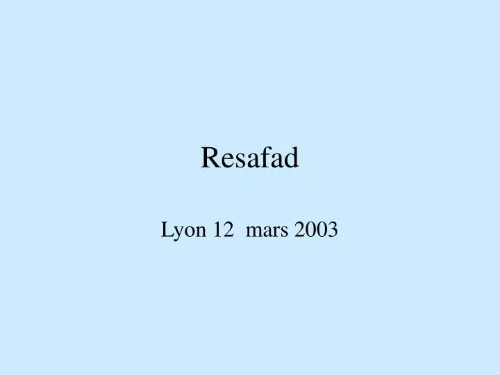 resafad