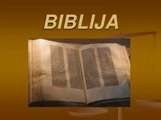 biblija