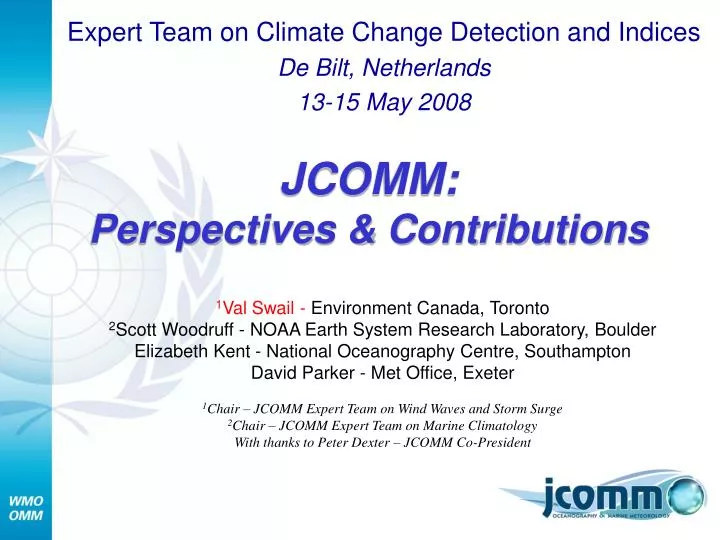 jcomm perspectives contributions