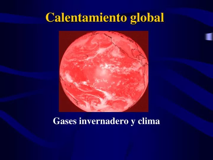 calentamiento global