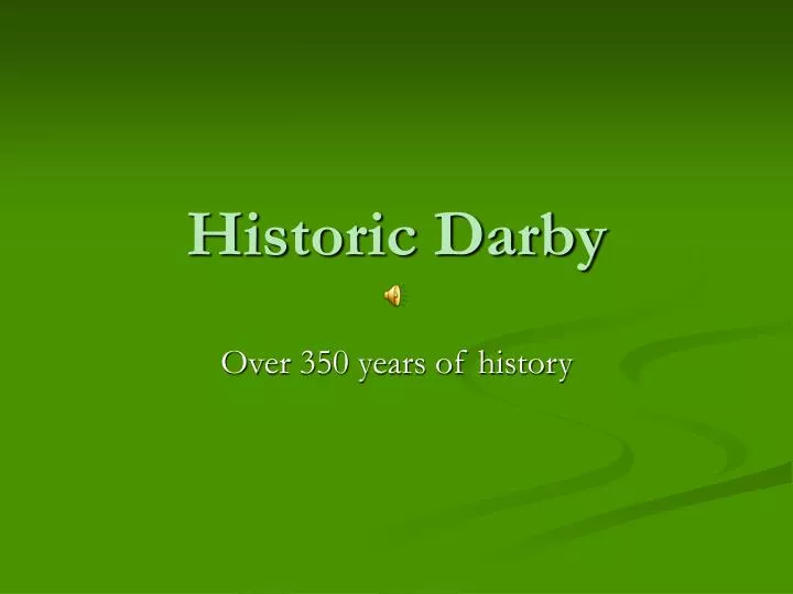 historic darby