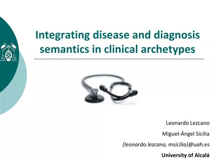 integrating disease and diagnosis semantics in clinical archetypes
