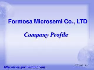 Formosa Microsemi Co., LTD