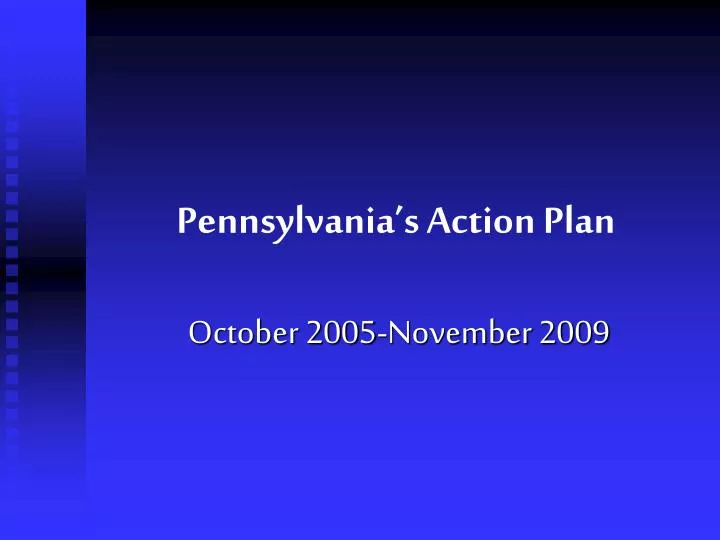 pennsylvania s action plan