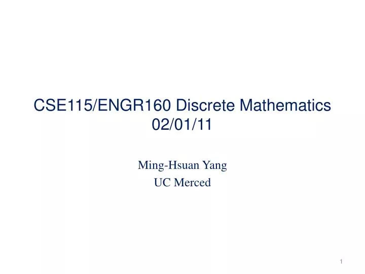 cse115 engr160 discrete mathematics 02 01 11