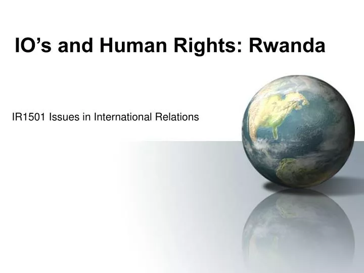 io s and human rights rwanda