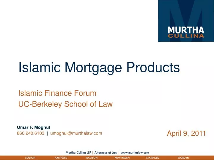 islamic mortgage products