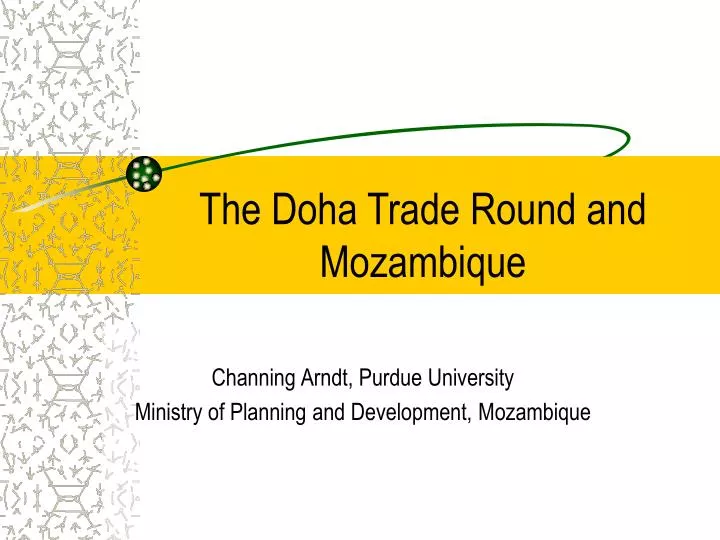 the doha trade round and mozambique