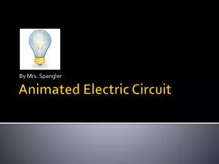 Animated Electric Circuit