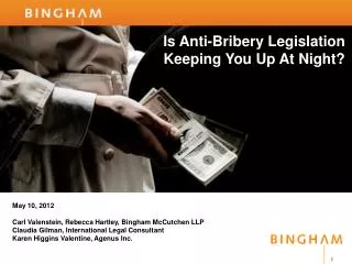 Is Anti-Bribery Legislation Keeping You Up At Night?