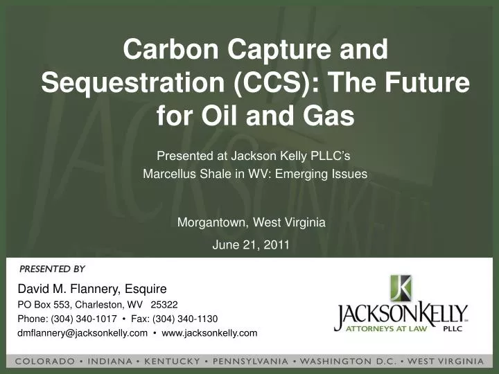 carbon capture and sequestration ccs the future for oil and gas