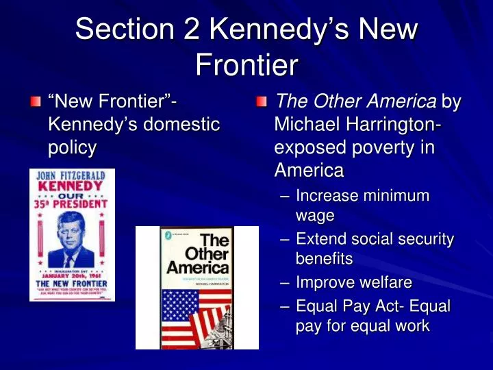section 2 kennedy s new frontier