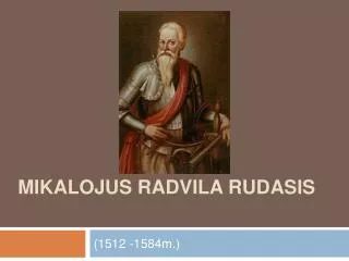 Mikalojus Radvila Rudasis
