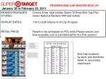 BRANDS/PACKAGES:	Corona Extra 12pk bottles-Select Tri Brew End Cap Plan STORES:		Select National Markets-444 total outle - slide 1