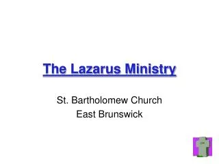 The Lazarus Ministry